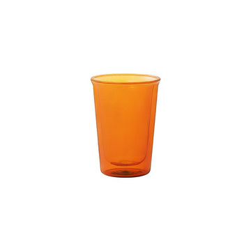 CAST AMBER  double wall glass 290ml